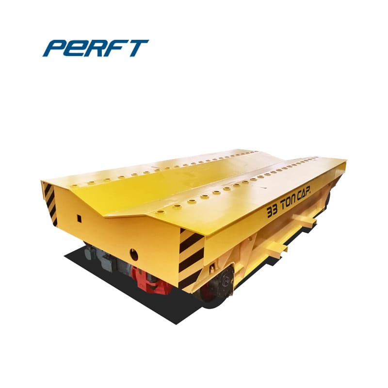 Electric Driven Material Transfer Car High Temperature Proof Rail 